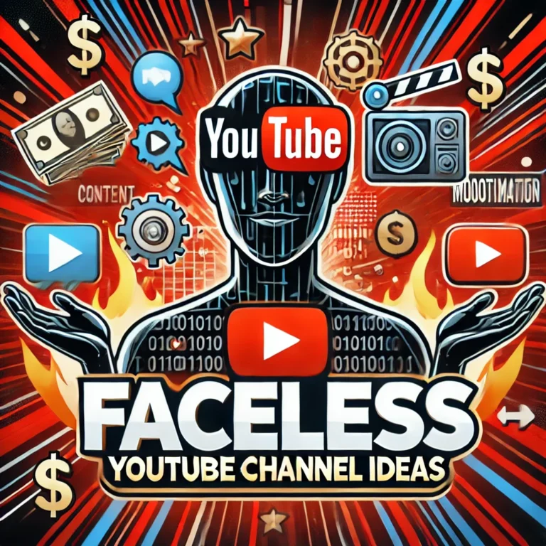 Faceless YouTube channel ideas